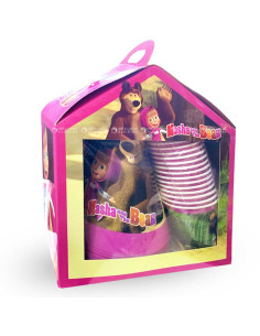 Kit d'Anniversaire Thème, Masha And The Bear