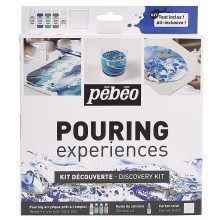 Kit Découverte Pouring 4x59ml+Silicone 50ml PEBEO