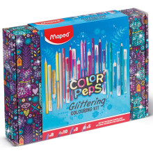 Kit de Coloriage Scintillant 31pcs, Maped - Réf.984722