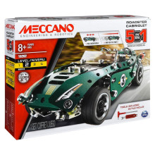 Kit De Construction Véhicules Cabriolet 5en1 Meccano Junior, Spin Master