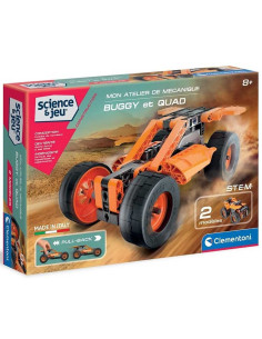 Kit Stem Construction Mécanique, Buggy & Quad - Clementoni