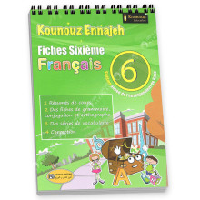 Kounouz Ennajeh Fiches Sixième Français - 6ème Année Primaire