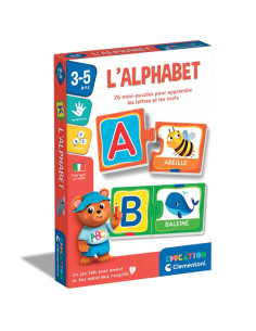 L'alphabet 26 Mini Puzzles Lettres & Mots- Clementoni