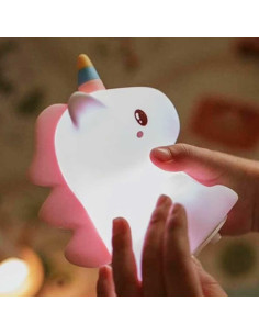 Lampe Veilleuse LED en Silicone Licorne