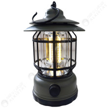 فانوس - Lanterne Décorative Portable Rétro, Vert