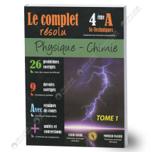 Le Complet Résolu Physique&Chimie - 4ème Sc-Techniques