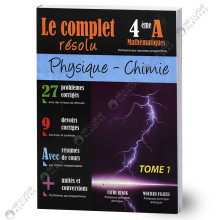 Le Complet Résolu Physique&Chimie - Tome 1 - 4ème Mathématiques