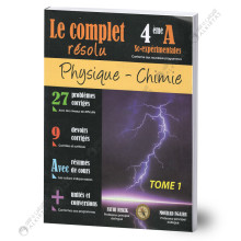 Le Complet Résolu Physique&Chimie - Tome 1 - 4ème Sciences Exp.