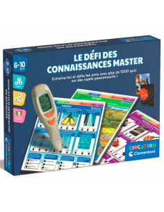 Le Défi des Connaissances Master - Jeu Éducatif Interactif - Clementoni