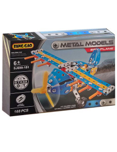 Lego de Construction Metal Models Spy Plane, 168 pcs