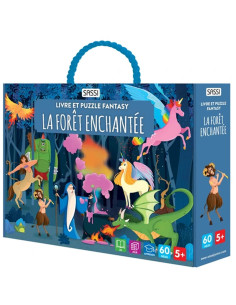 Livre & Puzzle Fantasy La Forêt Enchantée - Sassi