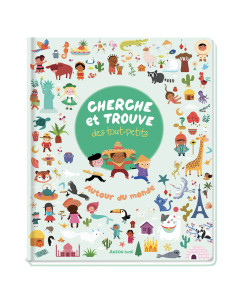 Livre Cherche et Trouve des tout-petits Autour du monde - Auzou