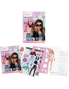 Livre de Mode, Fashion Book Créatif 8en1 - WOW Generation