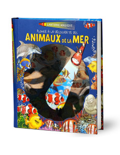 Livre Lanterne Magique Pars à La Recherche, Animaux de la Mer - P'tit Loup