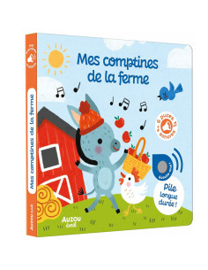 Livre Sonore Mes Comptines de La Ferme - Auzou