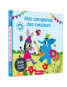 Livre Sonore - Mes Comptines Des Couleurs - Auzou