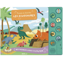 Livre Sonores Écoute Et Cherche, Les Dinosaures - Auzou