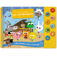 Livre Sonores Écoute Et Cherche, Les Instruments - Auzou