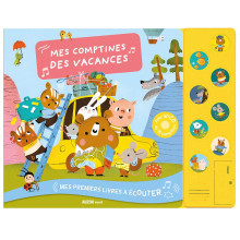 Livre Sonores Mes Comptines, Des Vacances - Auzou