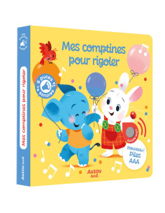 Livre Sonores Mes Comptines pour Rigoler - Auzou