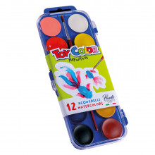 Lot de 12 Couleurs Aquarelles - Toy Color