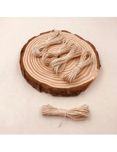 Lot de 3 Fils de Jute Naturel 1.5mm 10 M