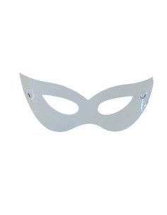 Lot De 6 Masques Anniversaire, Argent