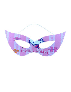 Lot De 6 Masques Anniversaire, Hello Kitty