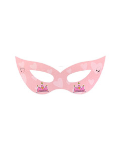 Lot De 6 Masques Anniversaire, Princesse