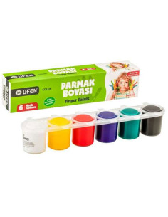 Lot de 6 Peintures à Doigt - Ufen