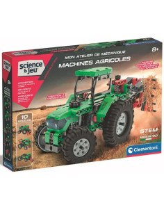 Machines Agricoles - Atelier de Mécanique STEM 10 Modèles - Clementoni