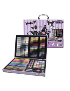 Mallette Coloriage Kuromi Kawaii, 128 Pcs