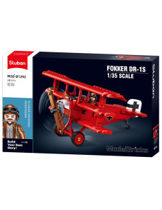 Maquette Avion Fokker à Construire DR-1S - Sluban