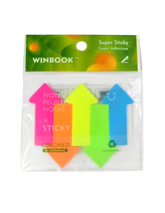 Marque-pages Adhésifs Flèches Fluo Super Sticky - WINBOOK