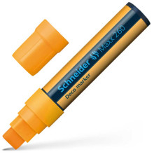 Marqueur à Craie Max 260 Liquide 5-15 mm, Orange - Schneider