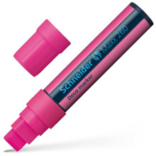 Marqueur à Craie Max 260 Liquide 5-15 mm, Rose Fluo - Schneider