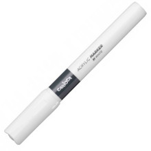 Marqueur Acrylique 2mm, Blanc - Carioca Plus