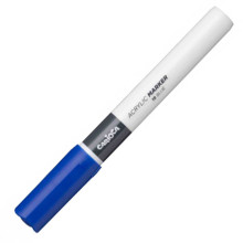 Marqueur Acrylique 2mm, Bleu - Carioca Plus