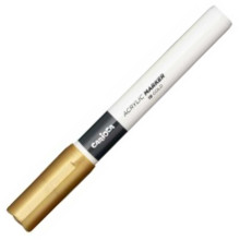 Marqueur Acrylique 2mm, Doré - Carioca Plus