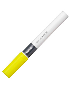 Marqueur Acrylique 2mm, Jaune Fluo - Carioca Plus