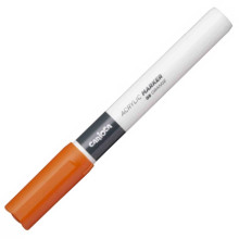 Marqueur Acrylique 2mm, Orange - Carioca Plus