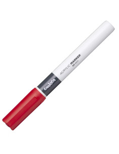 Marqueur Acrylique 2mm, Rouge - Carioca Plus