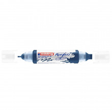 Marqueur Acrylique 3D Double Pointe, Bleu Nuit - Edding