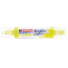 Marqueur Acrylique 3D Double Pointe, Jaune Fluo - Edding