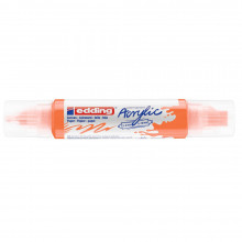 Marqueur Acrylique 3D Double Pointe, Orange Fluo - Edding