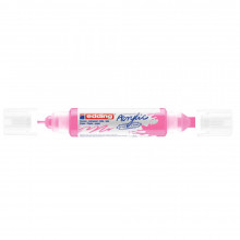 Marqueur Acrylique 3D Double Pointe, Rose Fluo - Edding