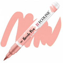 Marqueur Aquarelle à Pinceau Ecoline, Rouge Pastel - Royal Talens