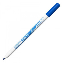 Marqueur Ardoise Effaçable Pointe Fine Velleda, Bleu - Bic