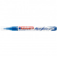 Marqueur Peinture Acrylique Fine, Bleu - Edding