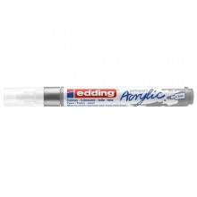 Marqueur Peinture Acrylique Medium, Argent - Edding